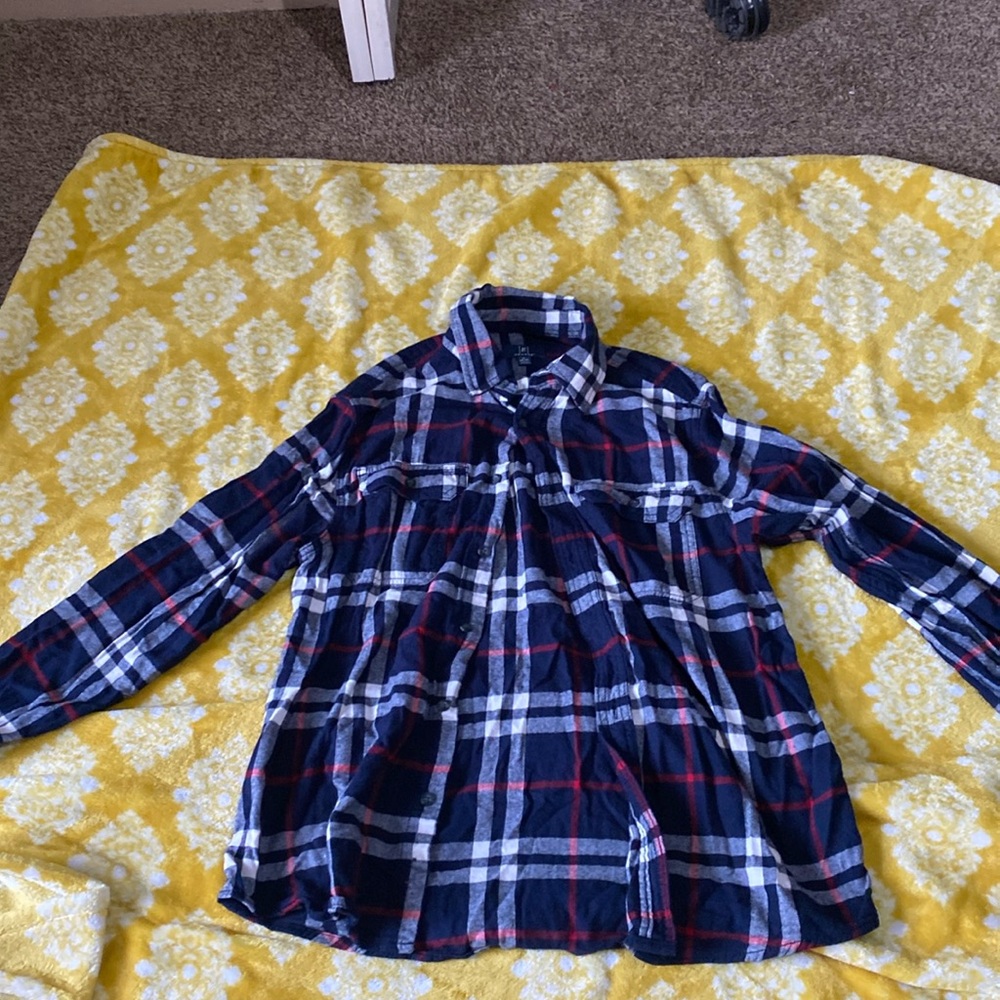 Flannel button down